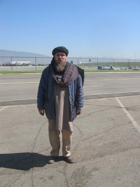 Mike Cochrane from the set of "Iron-Man"