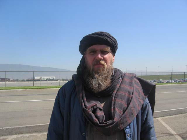 Mike Cochrane from the set of "Iron-Man"