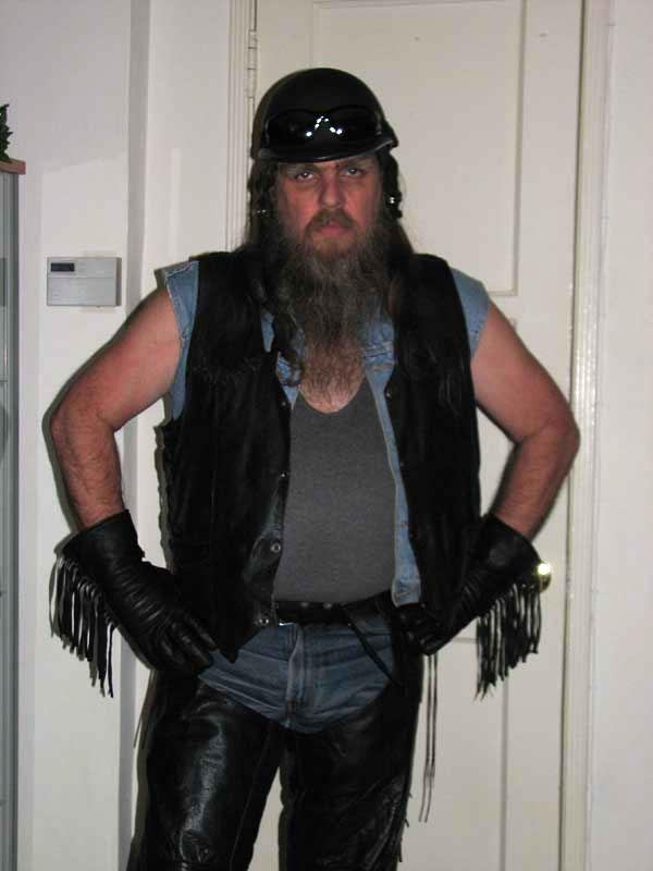 Mike Cochrane as a "Biker"