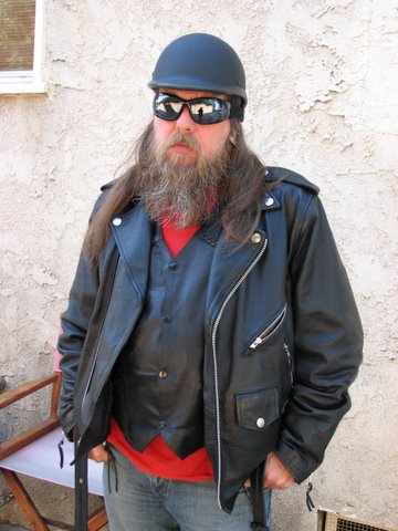 Mike Cochrane as a "Biker"