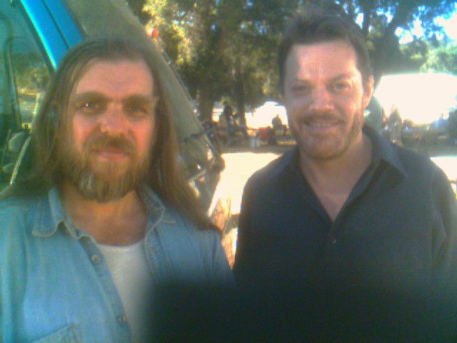 Mike Cochrane and Eddie Izzard